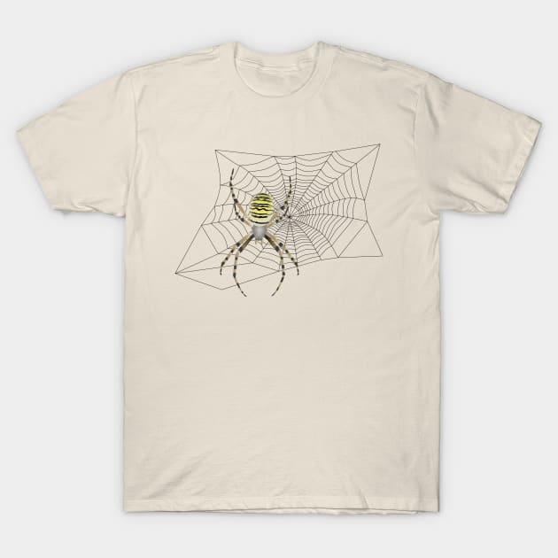 spider on web T-Shirt by Viktoria1703